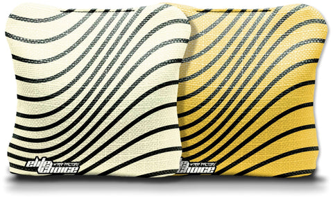 Yellow Wood Wave Stick & Slick Bags (Set of 8)